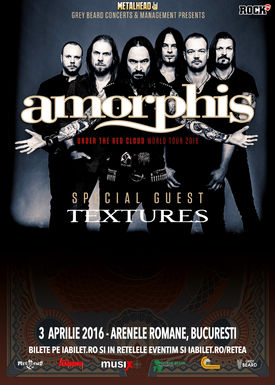 Amorphis si Textures la Arenele Romane: Program si reguli de acces